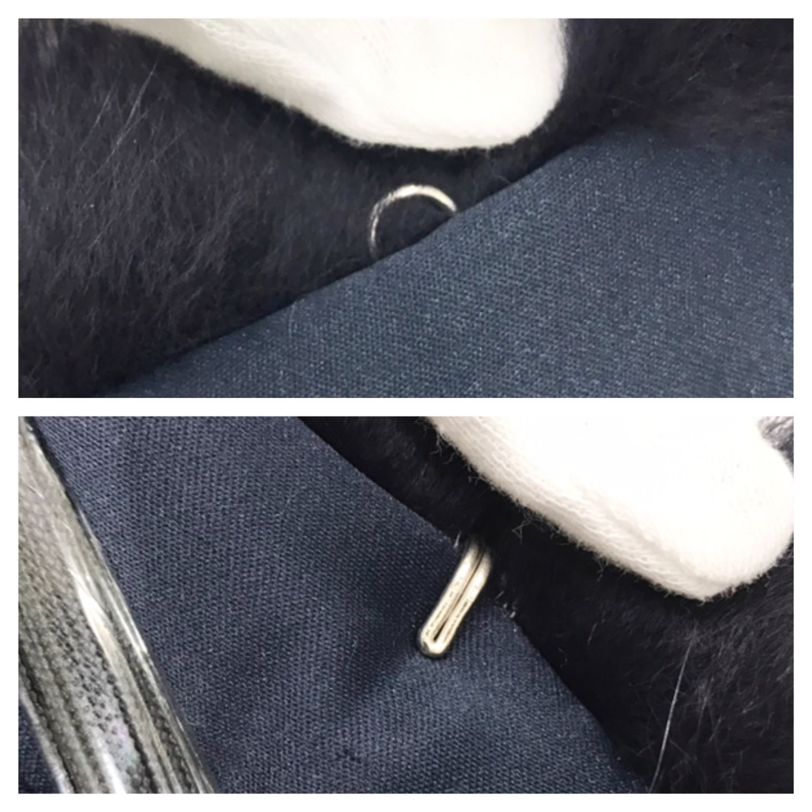 θ【開封済未使用品】ROTINY/ロティニー 毛皮 ファーストール パープル 