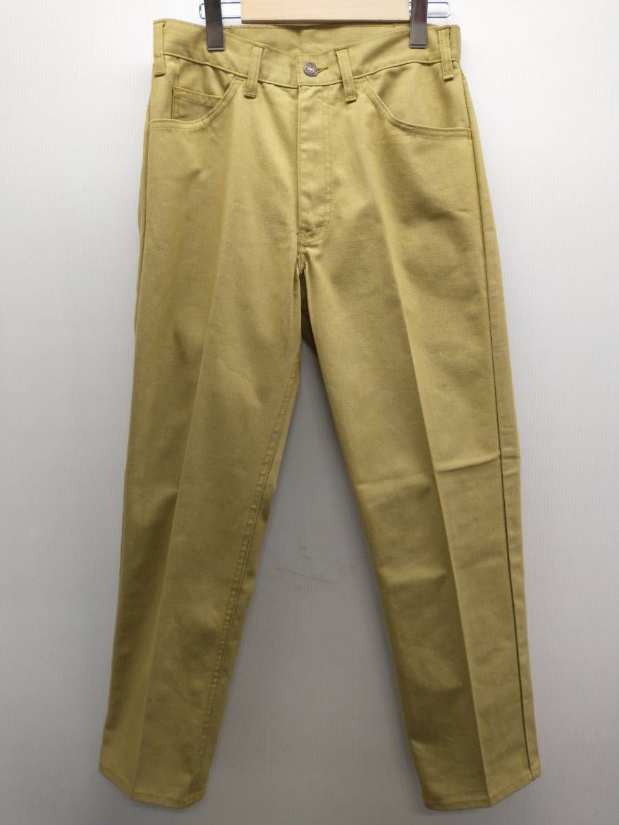 LEVI’S リーバイス 綿パン 70’s Levi’s STA-PREST イエロー系