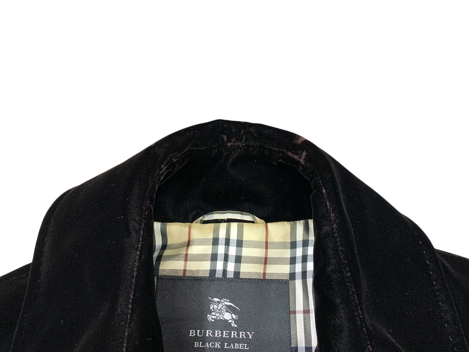 BURBERRY BLACK LABEL (バーバリーブラックレーベル) ベロア