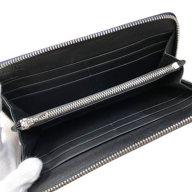 ロエベ 261709 ジップアラウンドウォレット アナグラム 財布 長