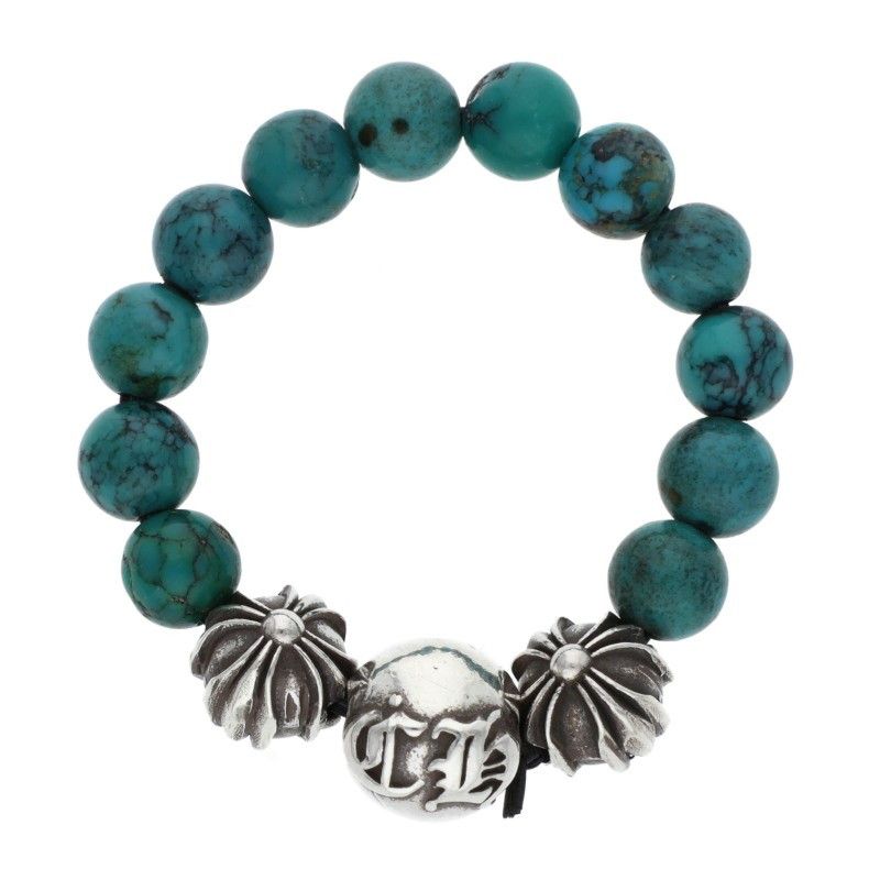 クロムハーツ BEAD RING ビーズ ターコイズリング メンズ 11号