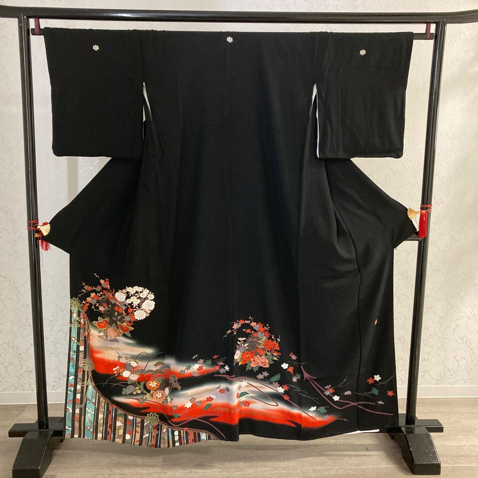 正絹留袖　着物リメイクジャケット他　3点セット 0eda2769856d3a182f5eb15cc86cde