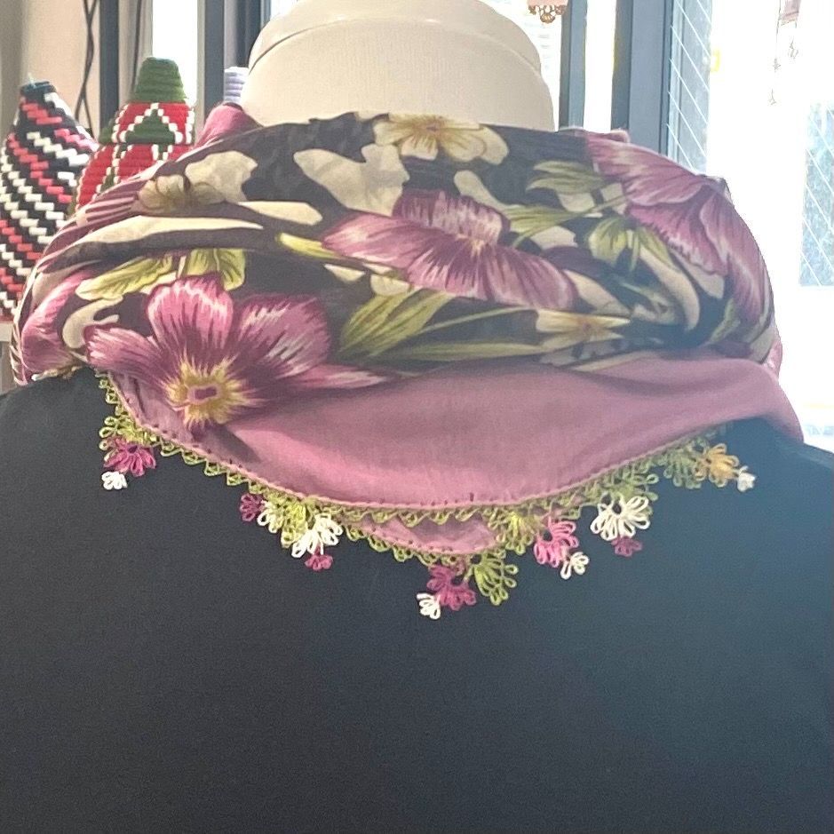 トルコの伝統工芸・人気の「オヤスカーフ」商品番号③ カジュアル