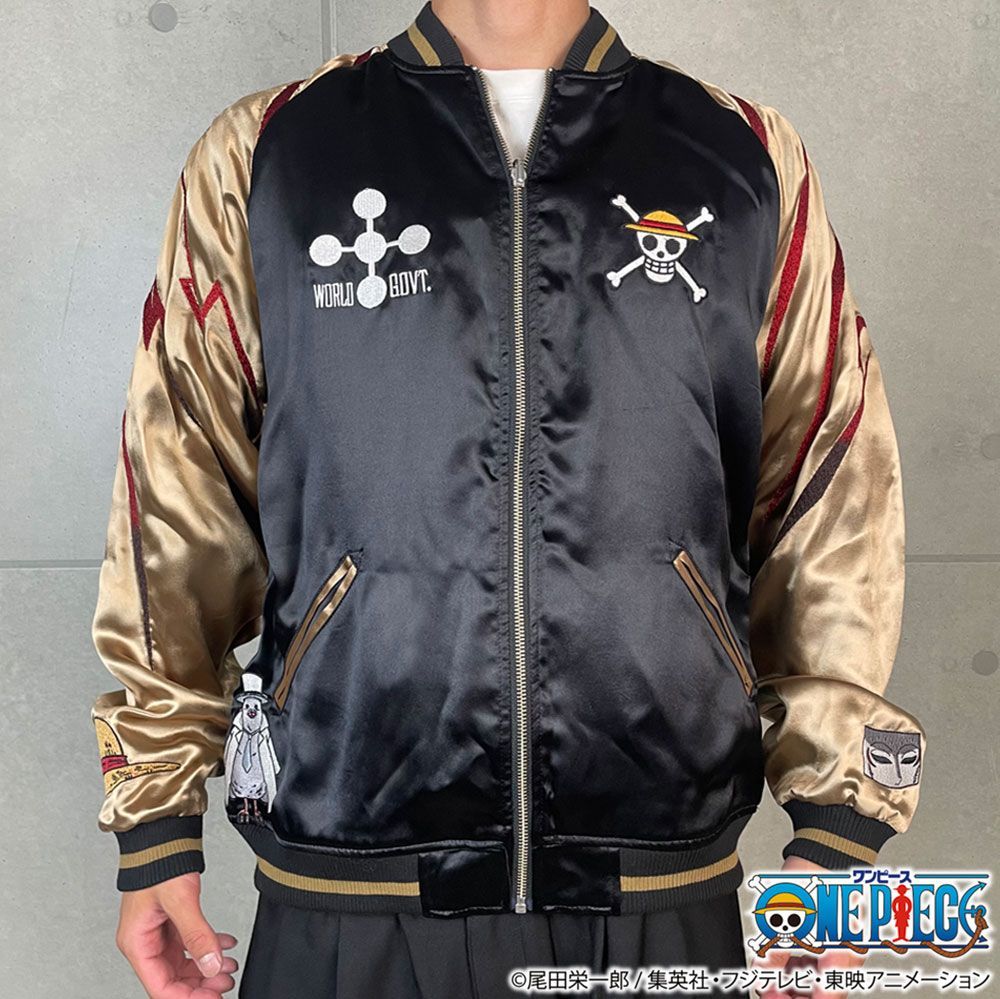 『300着限定品』　ONE PIECE FILM GOLD スカジャン　黒　L 公式300着限定完売品 ONE PIECE FILM GOLD スカジャン M - メルカリ