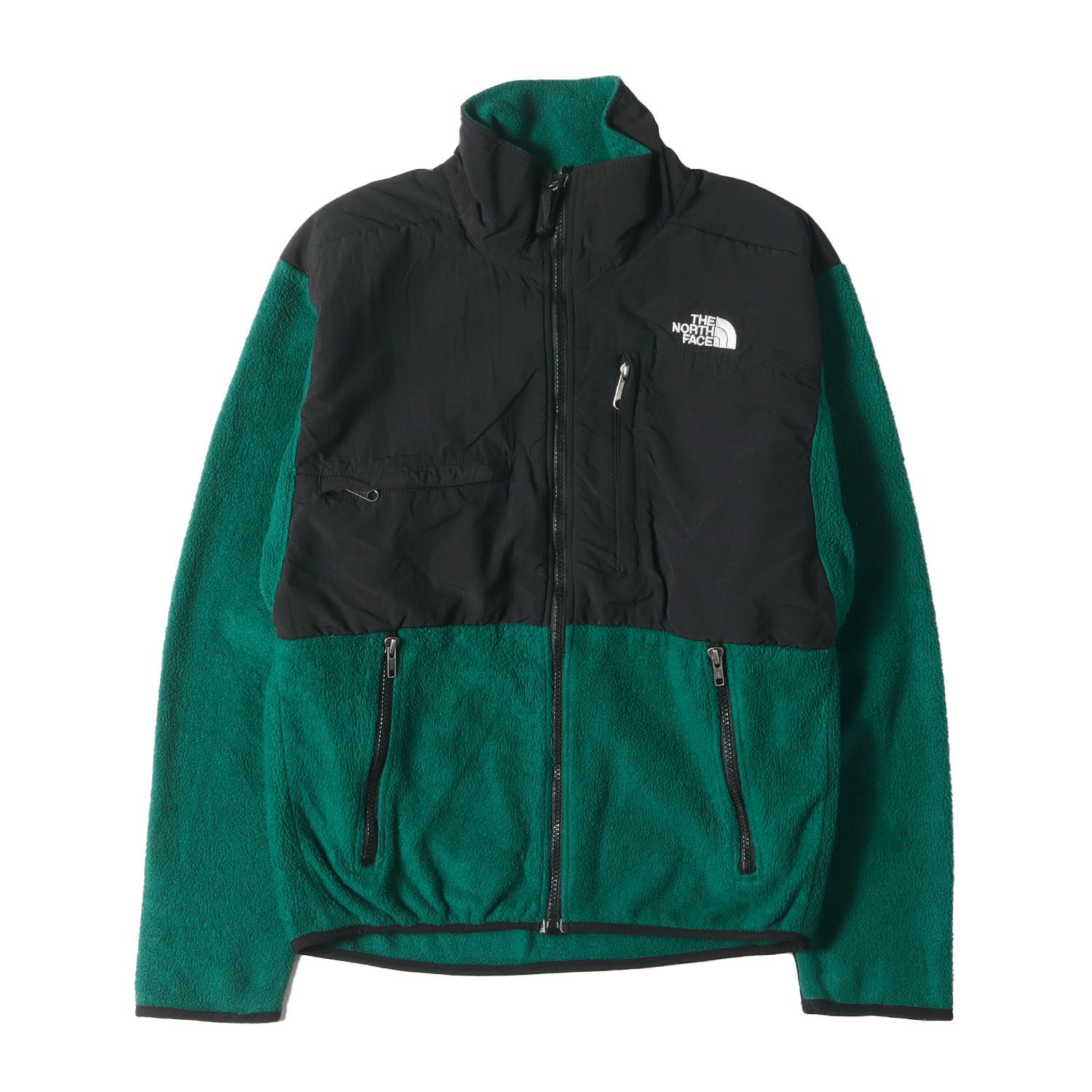 THE NORTH FACE ノースフェイス ジャケット サイズ:S 90s フリース デナリジャケット Denali Jacket グリーン 90年代 アウター ブルゾン 上着 アウトドア【メンズ】