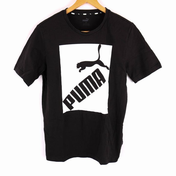 プーマ 半袖Ｔシャツ トップス ロゴT コットンT スポーツウエア キッズ 男の子用 160サイズ グリーン PUMA プーマ 半袖Ｔシャツ トップス ロゴT スポーツウエア コットン メンズ