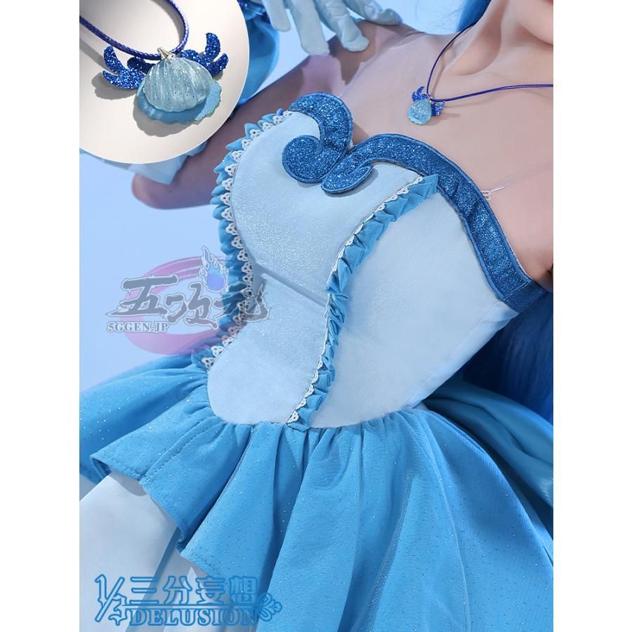 靴&ウィッグ付き三分妄想ぴちぴちピッチ波音コスプレ衣装 新発売 新発売 三分妄想 ぴちぴちピッチ 宝生波音 （ほうしょう はのん