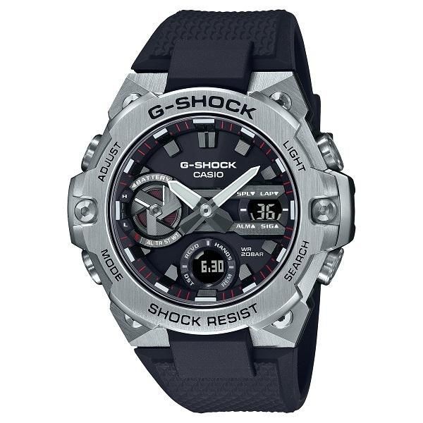 カシオCASIO Gショック ジーショック G-STEEL 電波 ソーラー メンズ 腕時計 GST-B400-1AJF【国内正規品】