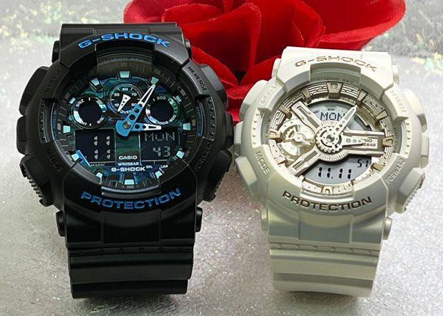 恋人達のGショック ペアウオッチ カシオ G-SHOCK BABY-G MTG-B3000BD-1A2JF BGA-2900-7AJF ソーラー電波 Bluetooth 搭載 ブラック 黒 シルバー 送料無料 恋人たちのGショック ペアウオッチ テーマは純白 G-SHOCK ペア腕時計
