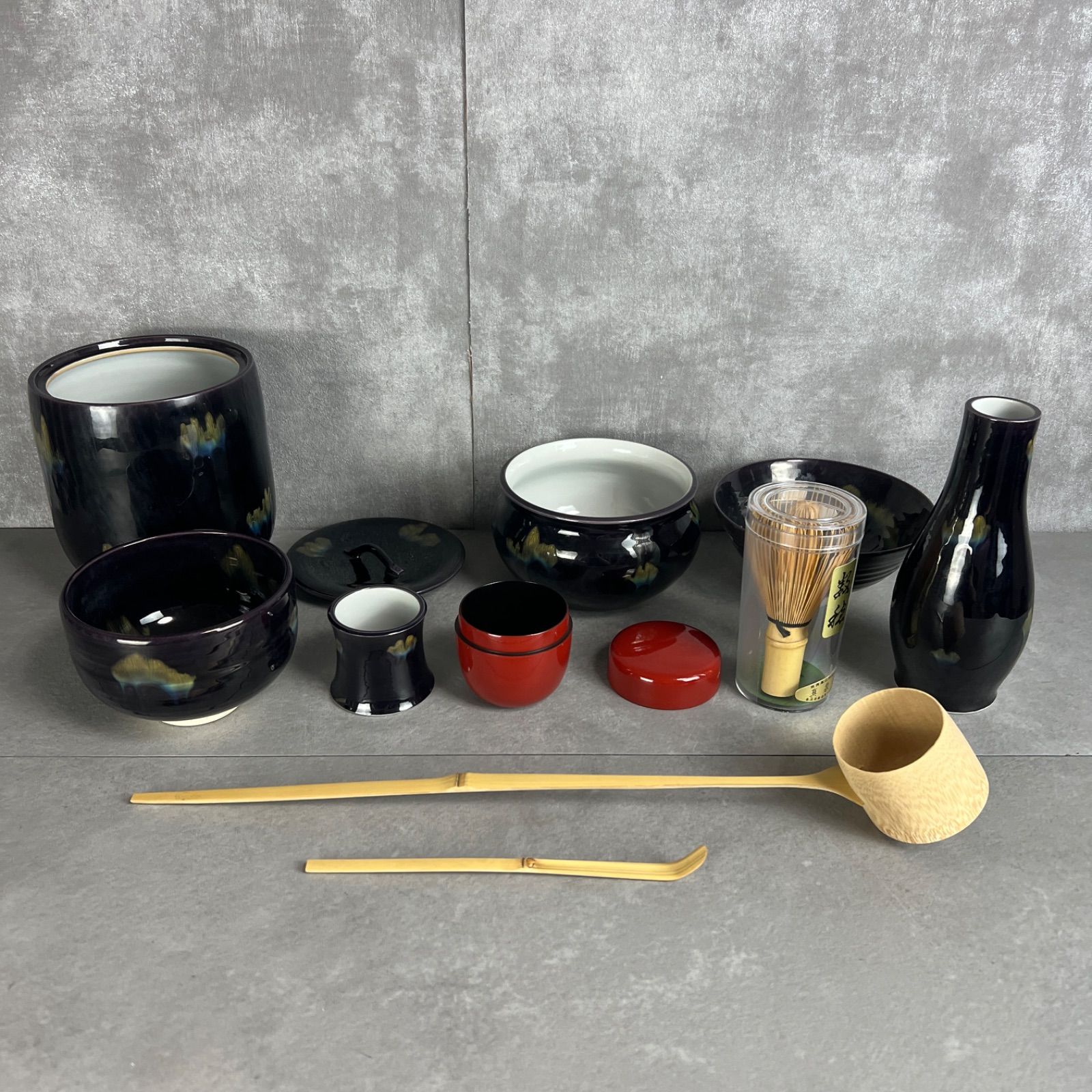 茶道具セット 釉彩