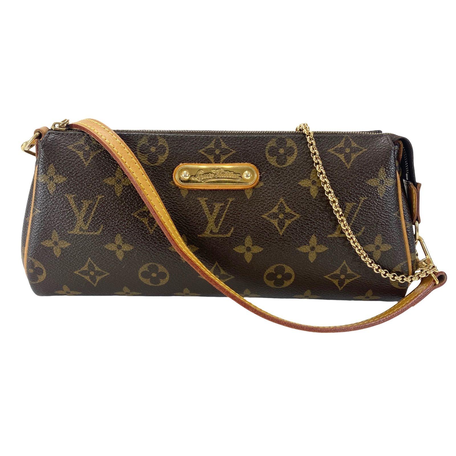 LOUIS VUITTON ルィヴィトン モノグラム エヴァ M95567 2WAY ブラウン 茶 ゴールド金具 ショルダーバッグ ハンドバッグ レディース