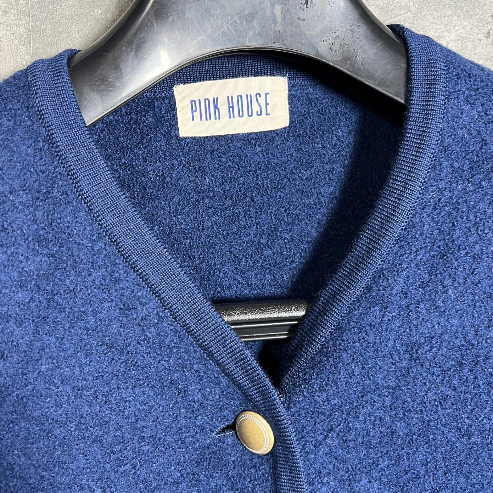 PINK HOUSE（ピンクハウス）の上質なウールジャケットです。ネイビー
