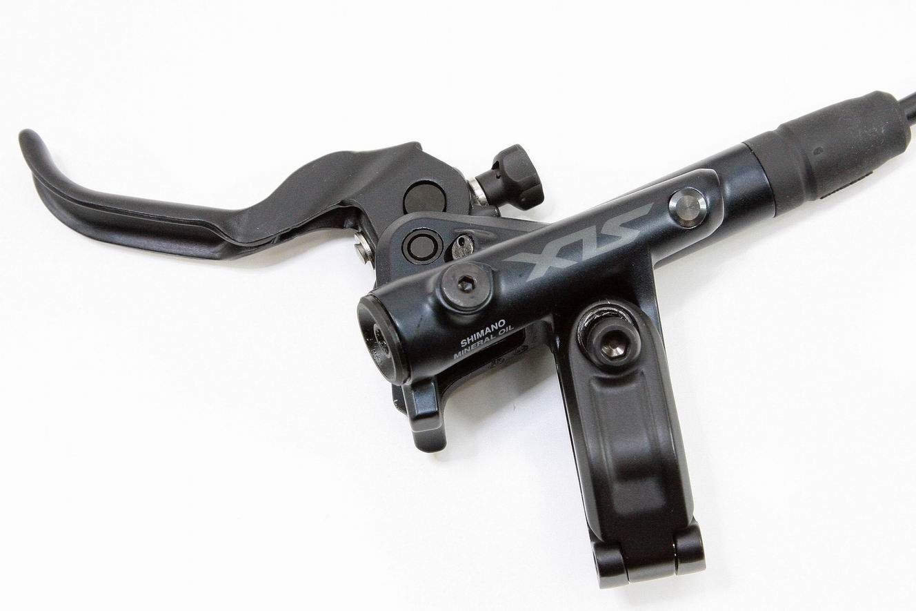 高性能 シマノ SHIMANO DEORE SLX 油圧ディスクブレーキ BL-M7100 BR-M7100 SM-RT26 ローター付 前後セット ブラック