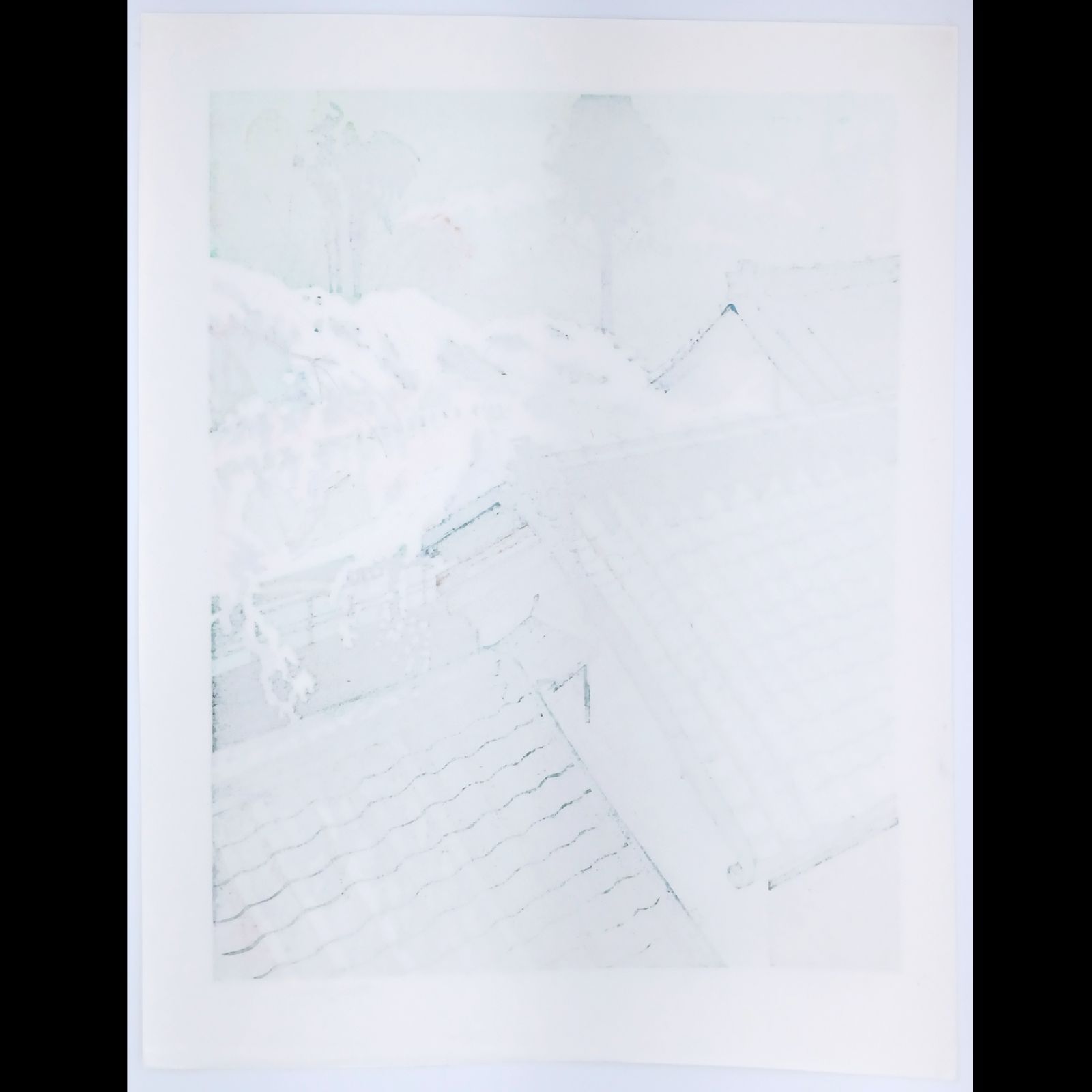 【新品】木版画　壬生川純一「春の朝」限定ナンバー付き！ 新品】木版画 壬生川純一「春の朝」限定ナンバー付き！ ☆送料無料