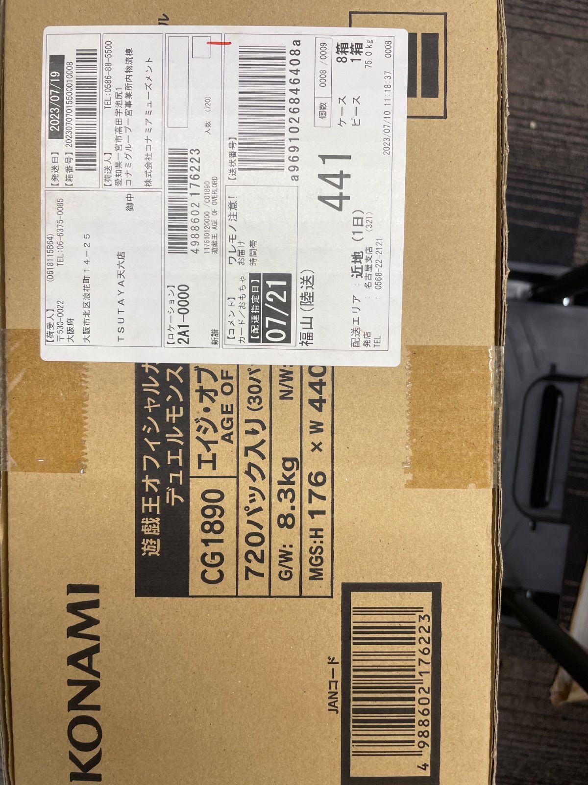 エイジオブオーバーロード 未開封 カートン age of overlord