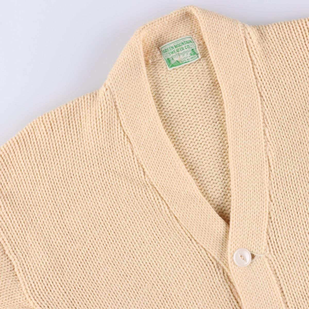 古着 50年代 GREEN MOUNTAIN SWEATER CO ウールレタードニット