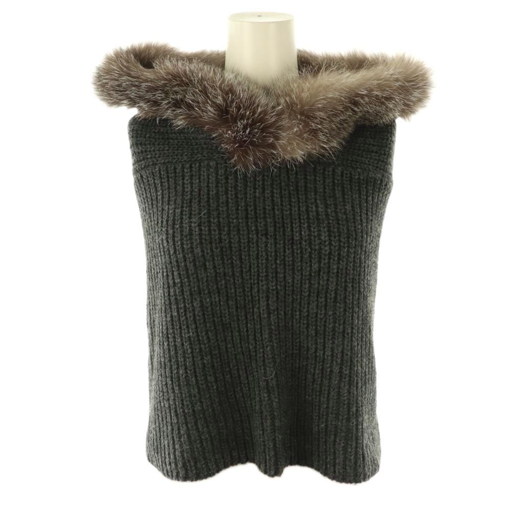 MUSE FRATELLI TALLIフラテリータリーfox fur バラクラバ フラテリータリー FRATELLI TALLI 23AW FRATELLI TALLI fox fur