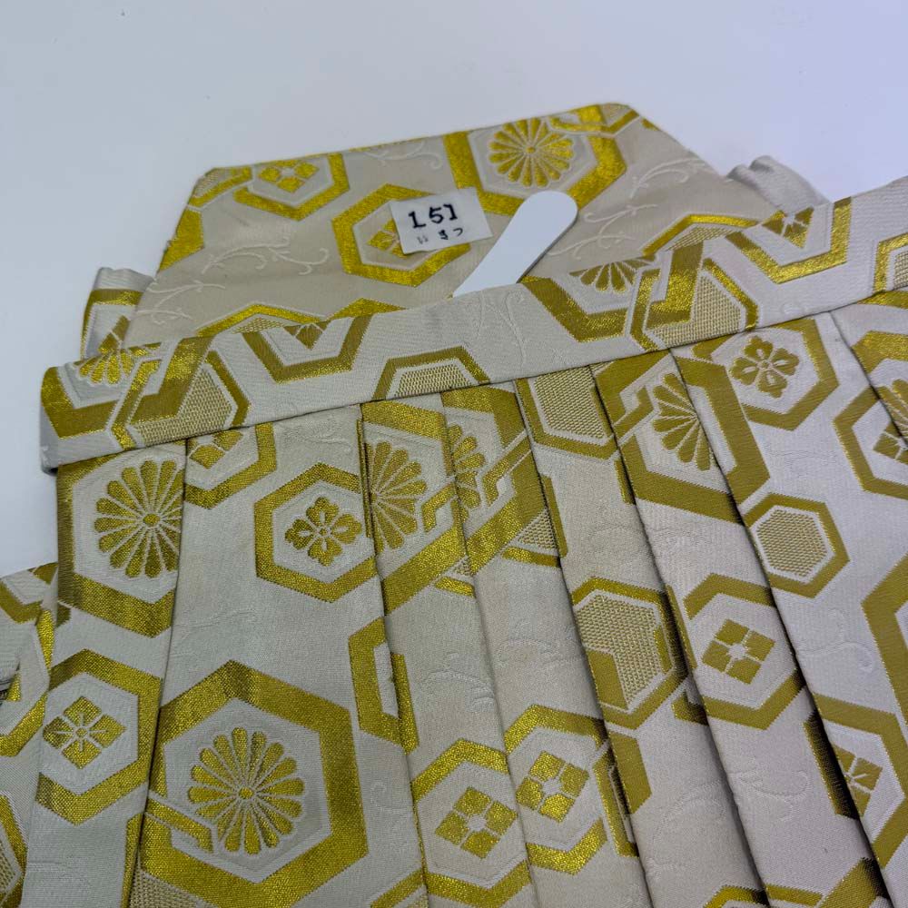 袴 行灯袴 男袴 紐下丈88cm 男性用袴 Lサイズ 成人式袴 金 黒 4636