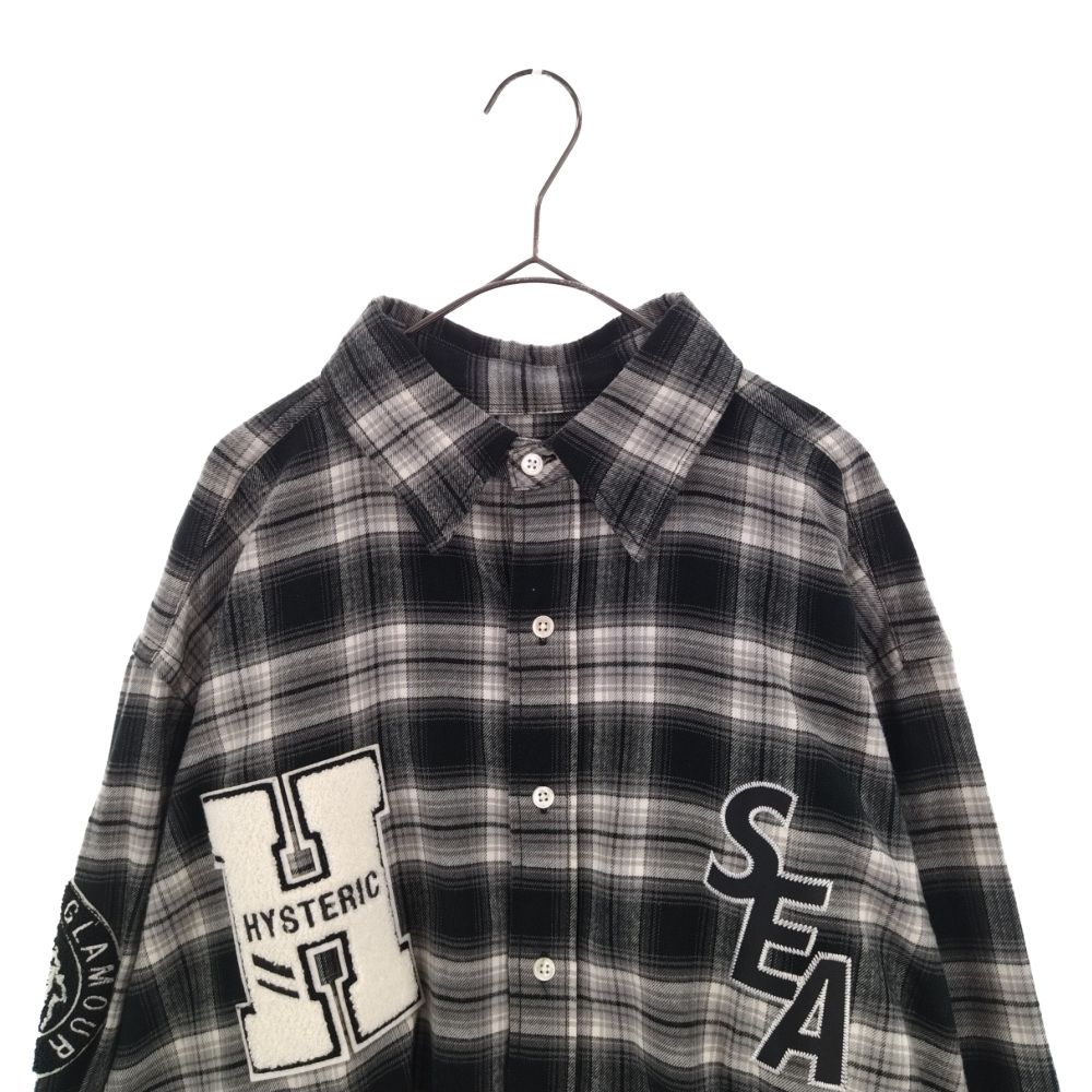 WIND AND SEA (ウィンダンシー) ×Hysteric Glamour 3rd CHECK SHIRT