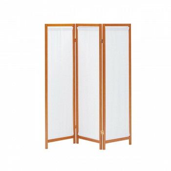 弘益 KOEKI UTILITY 木製スクリーン 帆布 3連 ブラウン HT3BR 【公式通販】