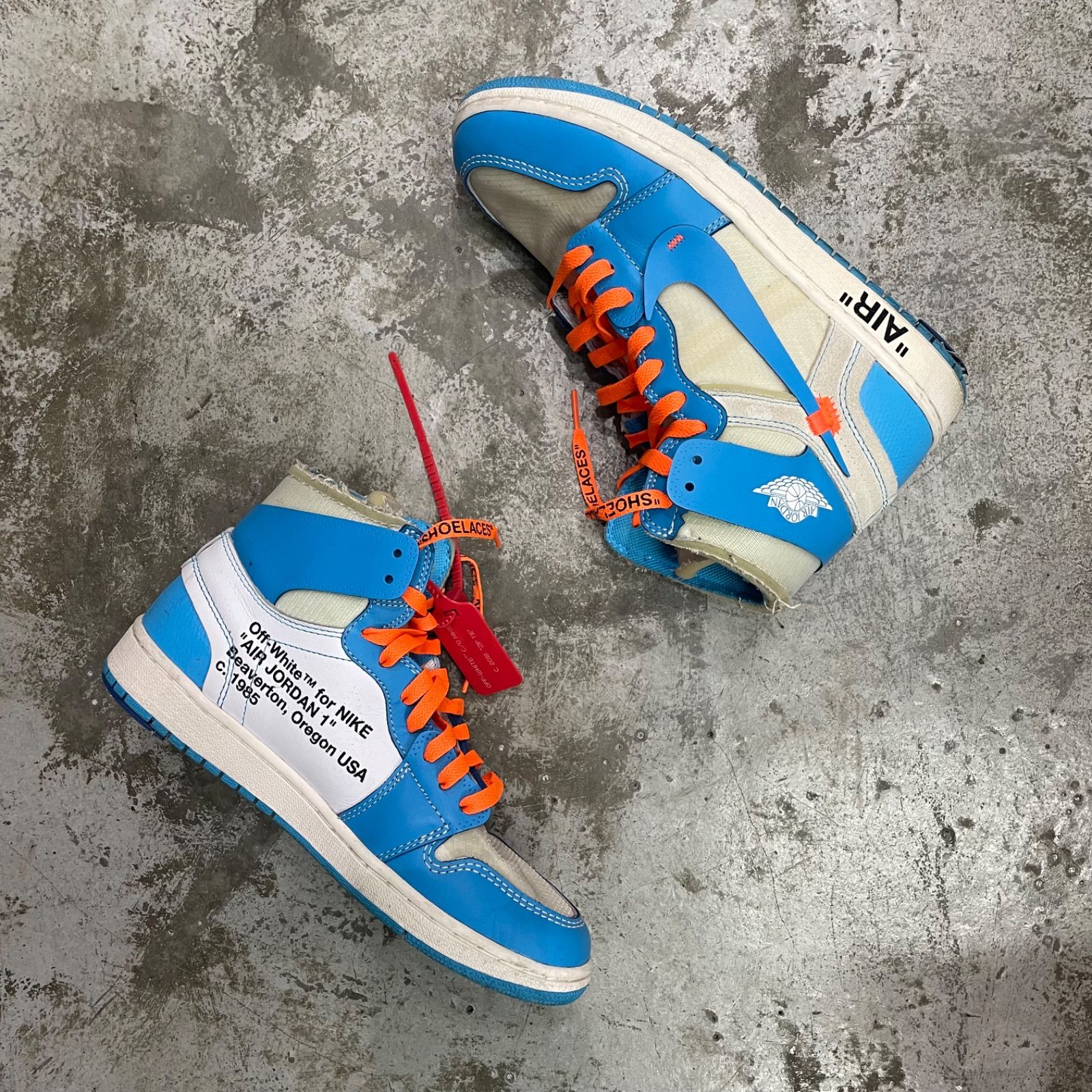 y*様 【中古】OFF WHITE / AIR JORDAN 1 HIGH UN 中古・古着通販】OFFWHITE (オフホワイト) NIKE (ナイキ) エア