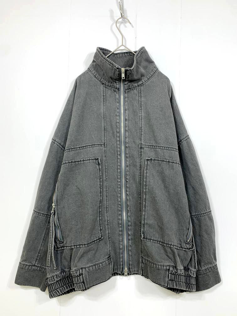 hellam ヘラム 231-706F3250 定価8910円 Wジップデニム ブルゾン