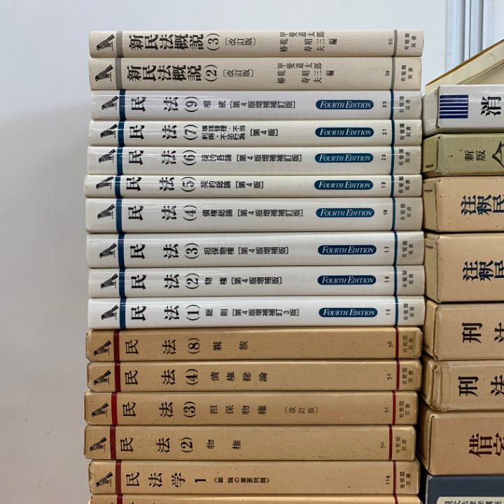 ■02)【同梱不可】法律などの本 まとめ売り約60冊大量セット/法学/法務/有斐閣/注釈民事訴訟法/民法/刑事/刑法/会社法/独占禁止/債権/B □02)【同梱不可】法律などの本 まとめ売り約60冊大量セット