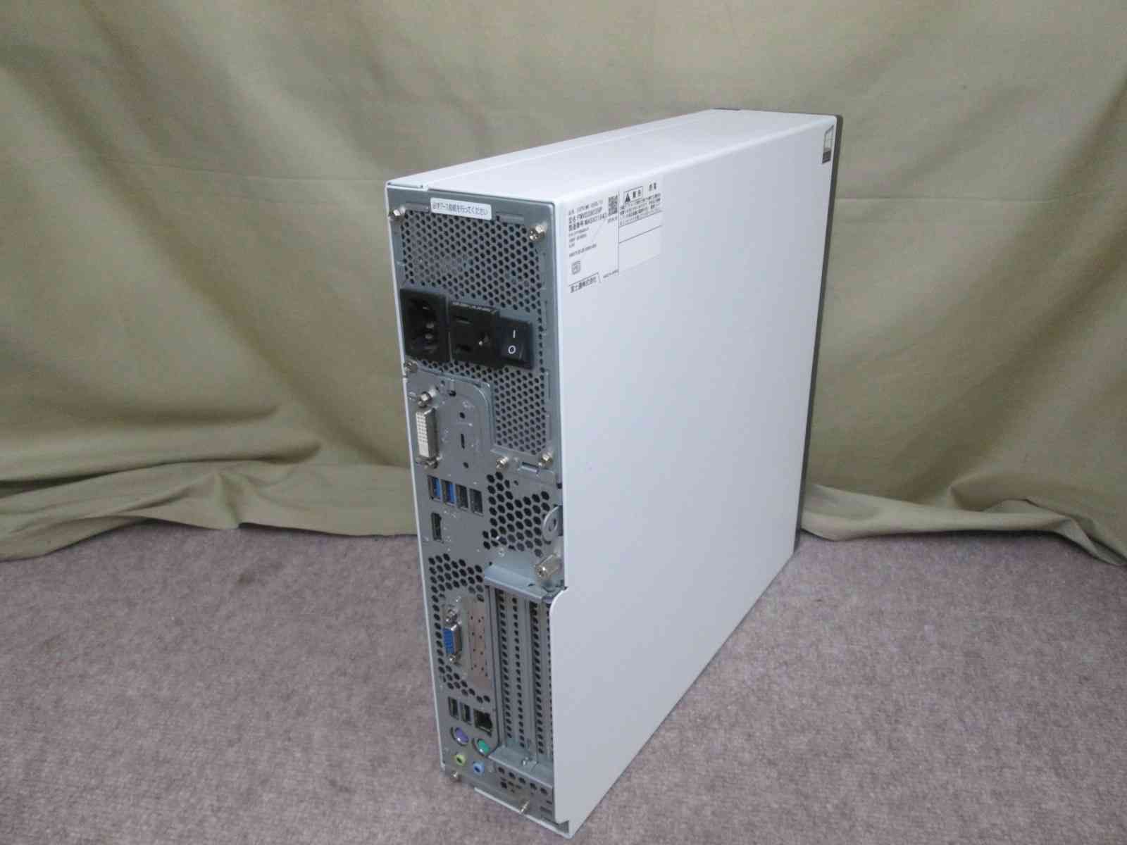 富士通 ESPRIMO D588|TX SSD搭載 Core i3 8100 Windows11 Home MS 365 Office Web スリム型 USB3.0 長期保証 94152