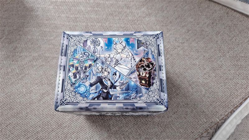 遊戯王 白銀の城のラビュリンス レザーデッキケース 遊戯王 白銀の城のラビュリンス レザーデッキケース - サプライ