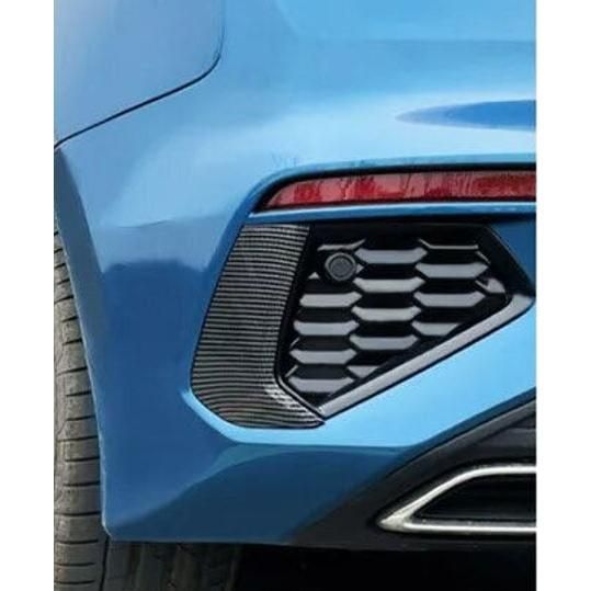 スポーティ全開 アウディ カーボン ルック リアバンパー ガーニッシュ A3セダン A3スポーツバック 30TFSI 40TFSI Sライン b8649