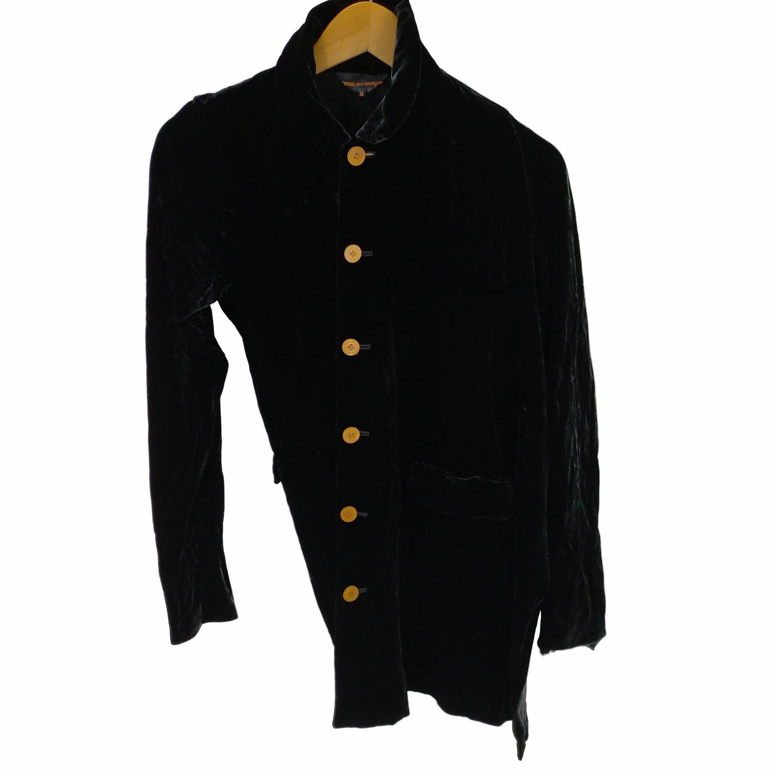 コムデギャルソン 02aw ベロア ねじれコート コムデギャルソン 02aw ベロア ねじれコート