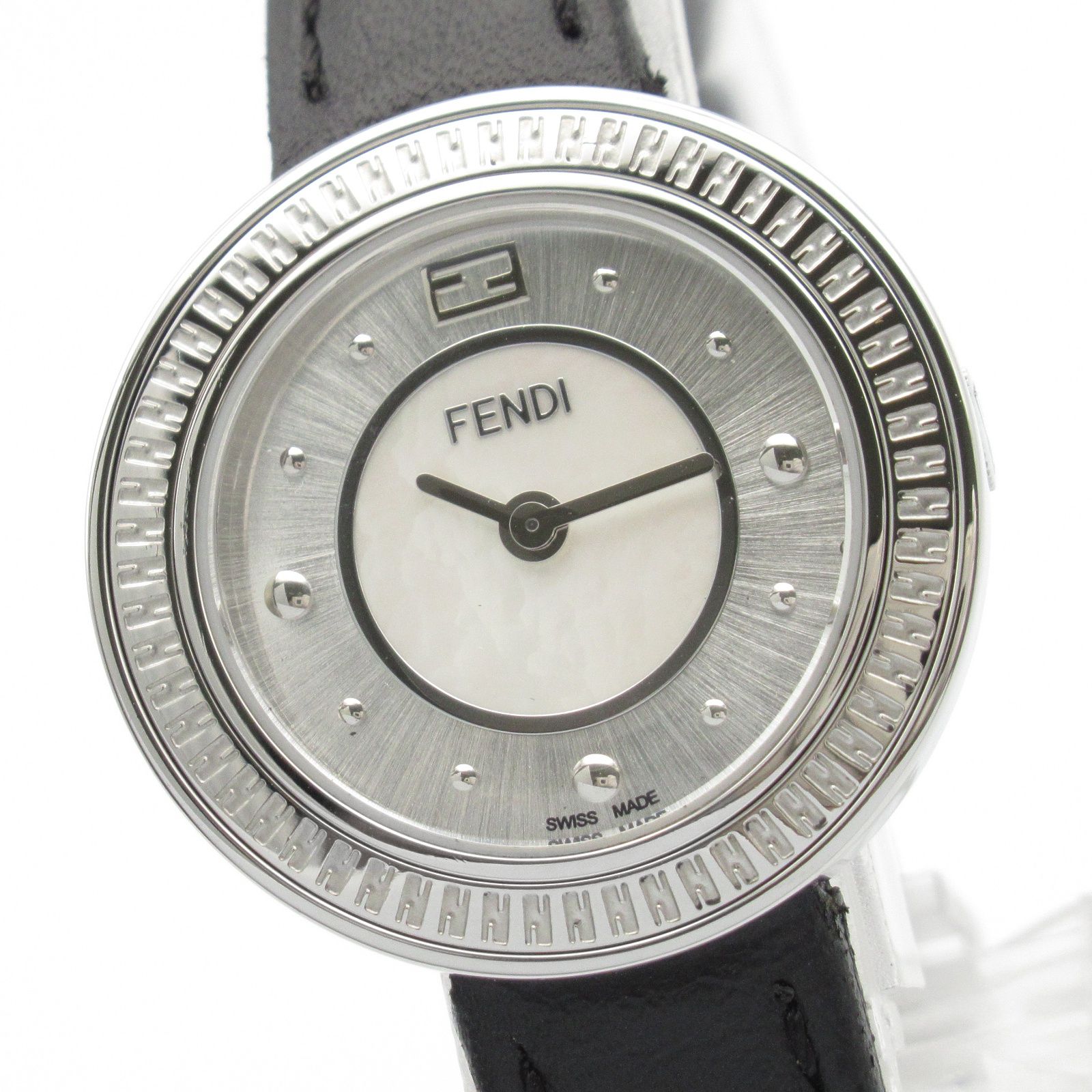 タグ付き箱付き美品FENDI 時計 シルバー ステンレス動作品 タグ付き箱付き美品FENDI 時計 シルバー ステンレス動作品