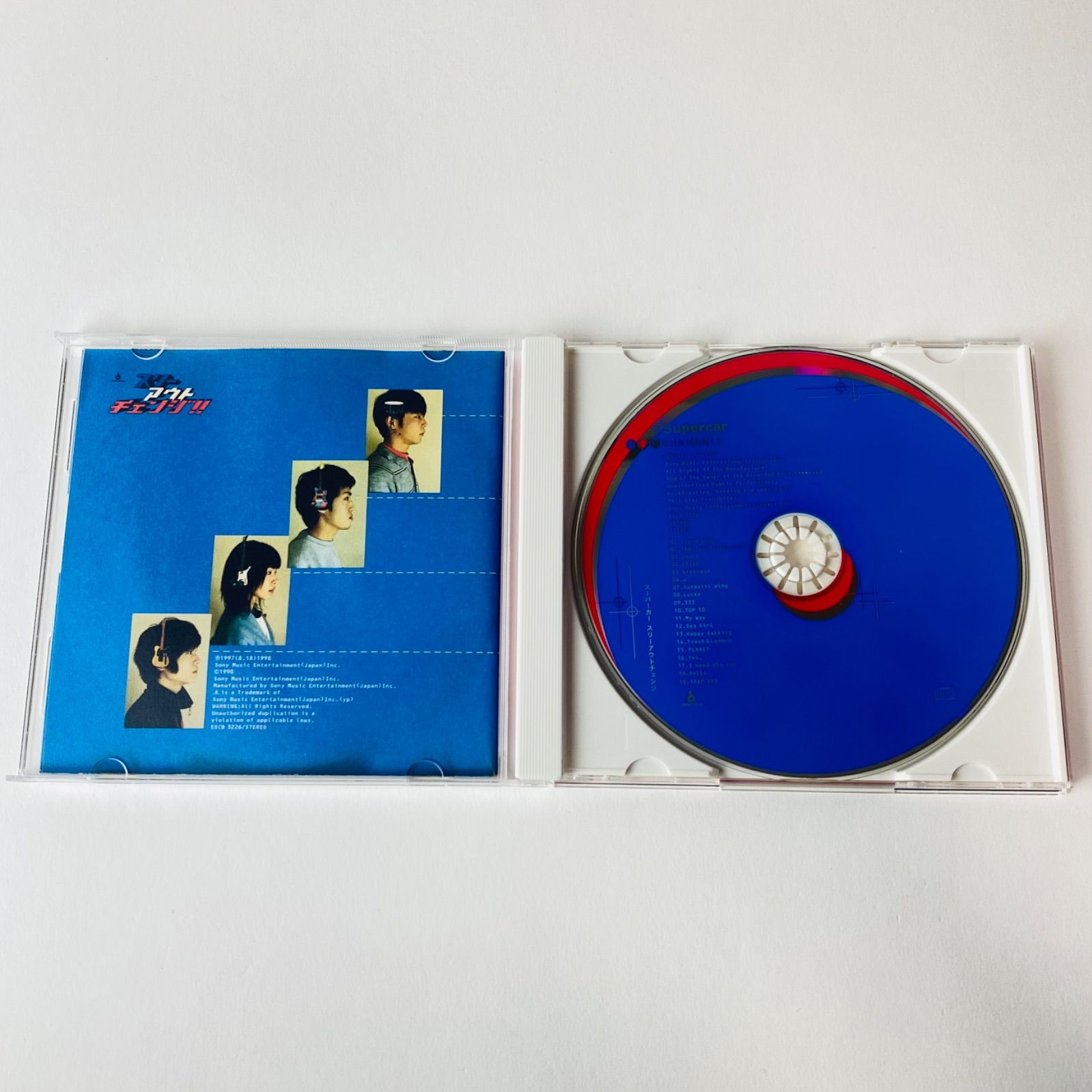 スーパーカー / スリーアウトチェンジ ESCB-3226 [N15]【CD】 - メルカリ