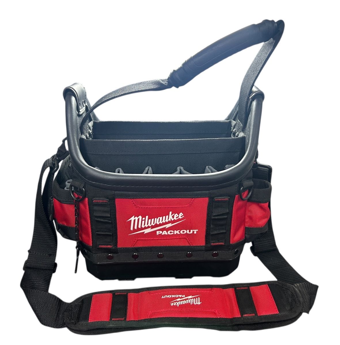 品 ミルウォーキー Milwaukee タフトートバッグ PACKOUT10 48-22-8311 ベルト付き