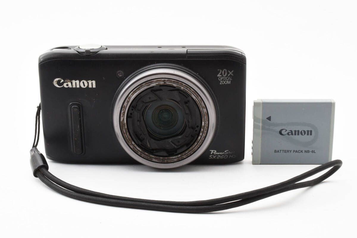 ☆訳あり品大特価☆ キャノン Canon PowerShot SX260 HS ブラック 