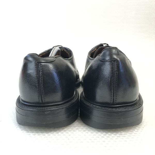 USA 80 s-90 s Vintage JCペニー J.C.Penney 本革 グッドイヤー製法 プレーントゥ 10.5 B 27.5-28.0 黒 BLACK サービス dress shoes A-92