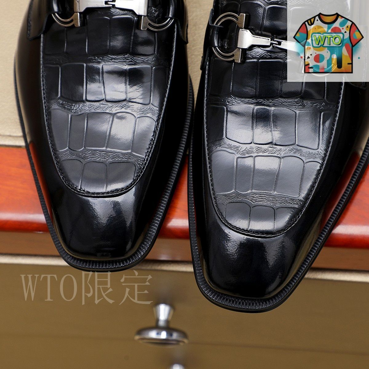 フェラガモのメンズシューズ Ferragamo フェラガモ メンズ ビジネス シューズ18-ZY17 - メルカリ