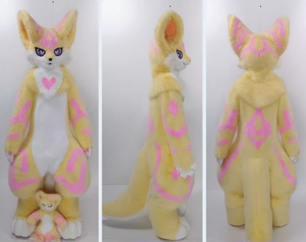 着ぐるみ ケモノ体 フルスーツ 短毛タイプ NO.3 最 セット 全身 ケモノ ファースーツ ぬいぐるみ コスプレ コスチューム