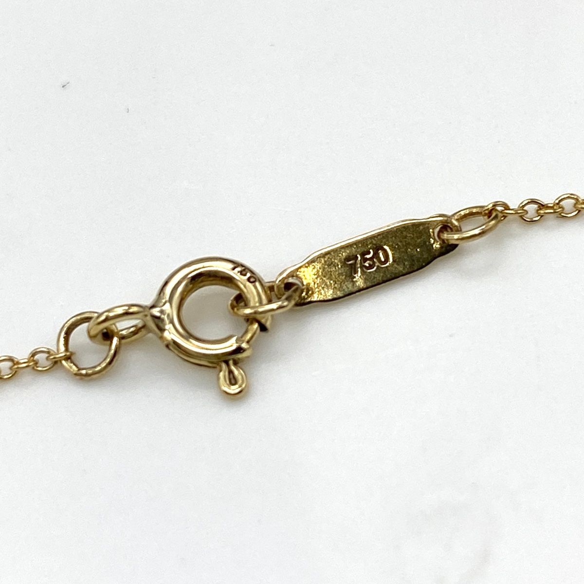 バタフライデザインペンダント 18金(750)刻印 ティファニー TIFFANY&Co. バタフライモチーフ デザイン