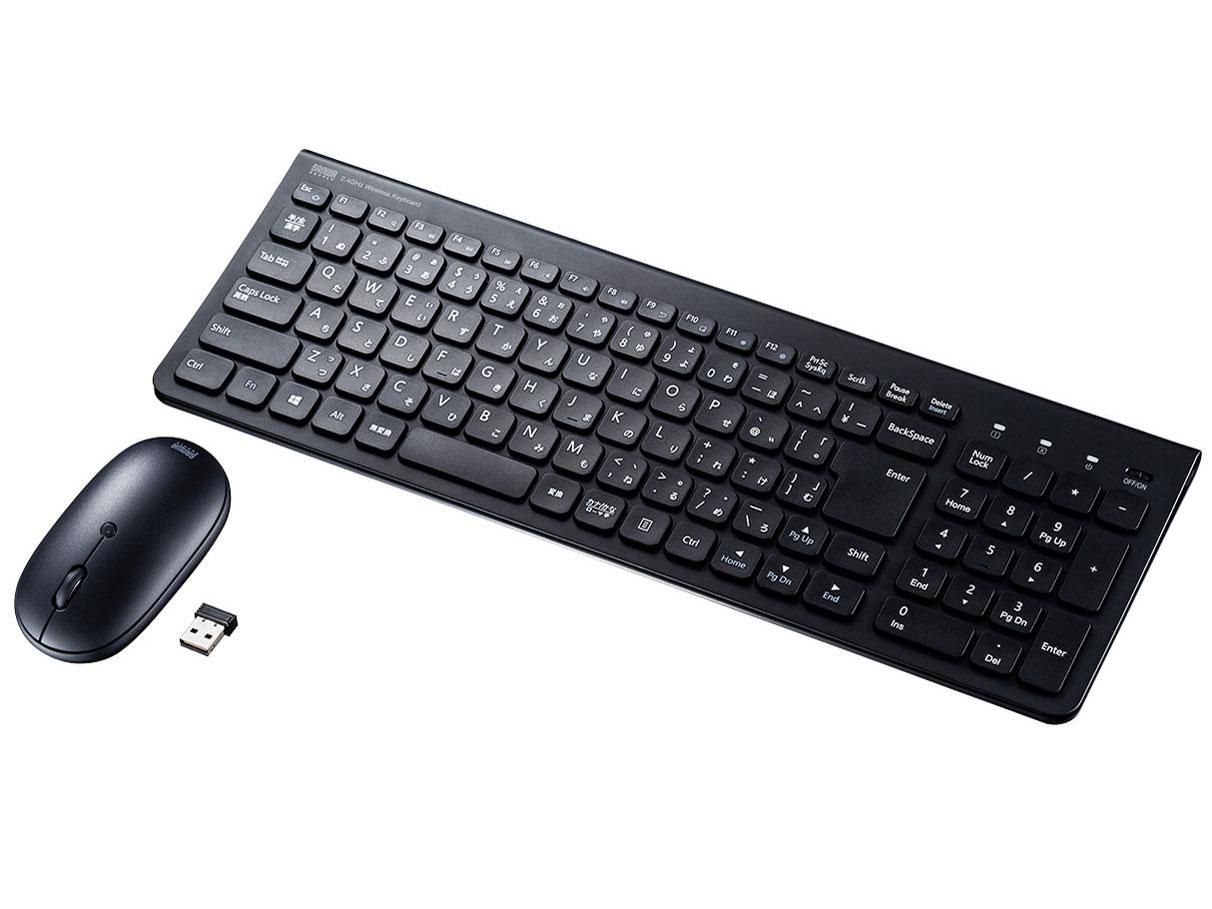 【新品・5営業日で発送】SANWASUPPLY サンワサプライ サンワサプライ マウス付きワイヤレスキーボード SKB-WL31SETBK(SKB-WL31SETBK)