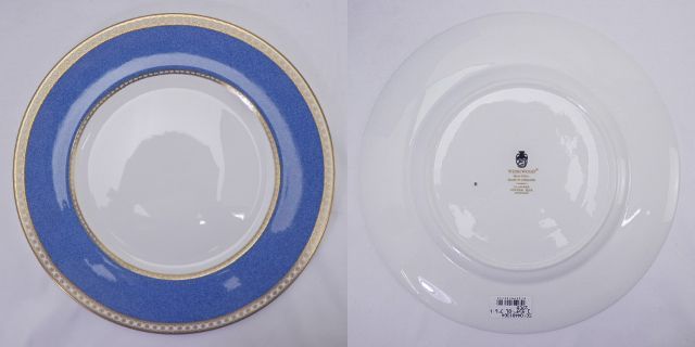 WEDGWOOD ユーランダーパウダーブルー 27cm プレート - メルカリ
