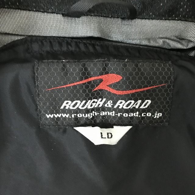 ROUGH&ROAD ラフ＆ロード ライダースジャケット サイズLD ブラック