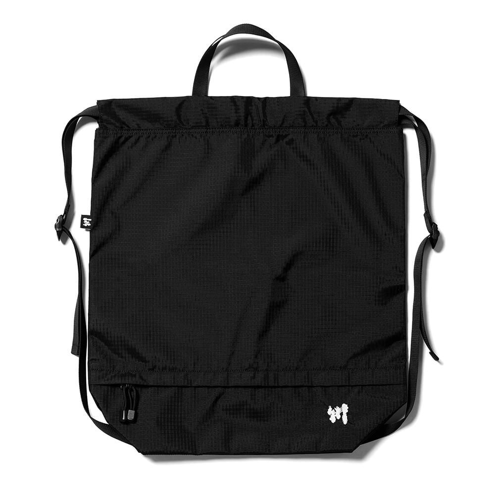 KAWA BACKPACK 川 バックパック リュック RIPSTOP KNAPSACK BLACK スケートボード スケボー