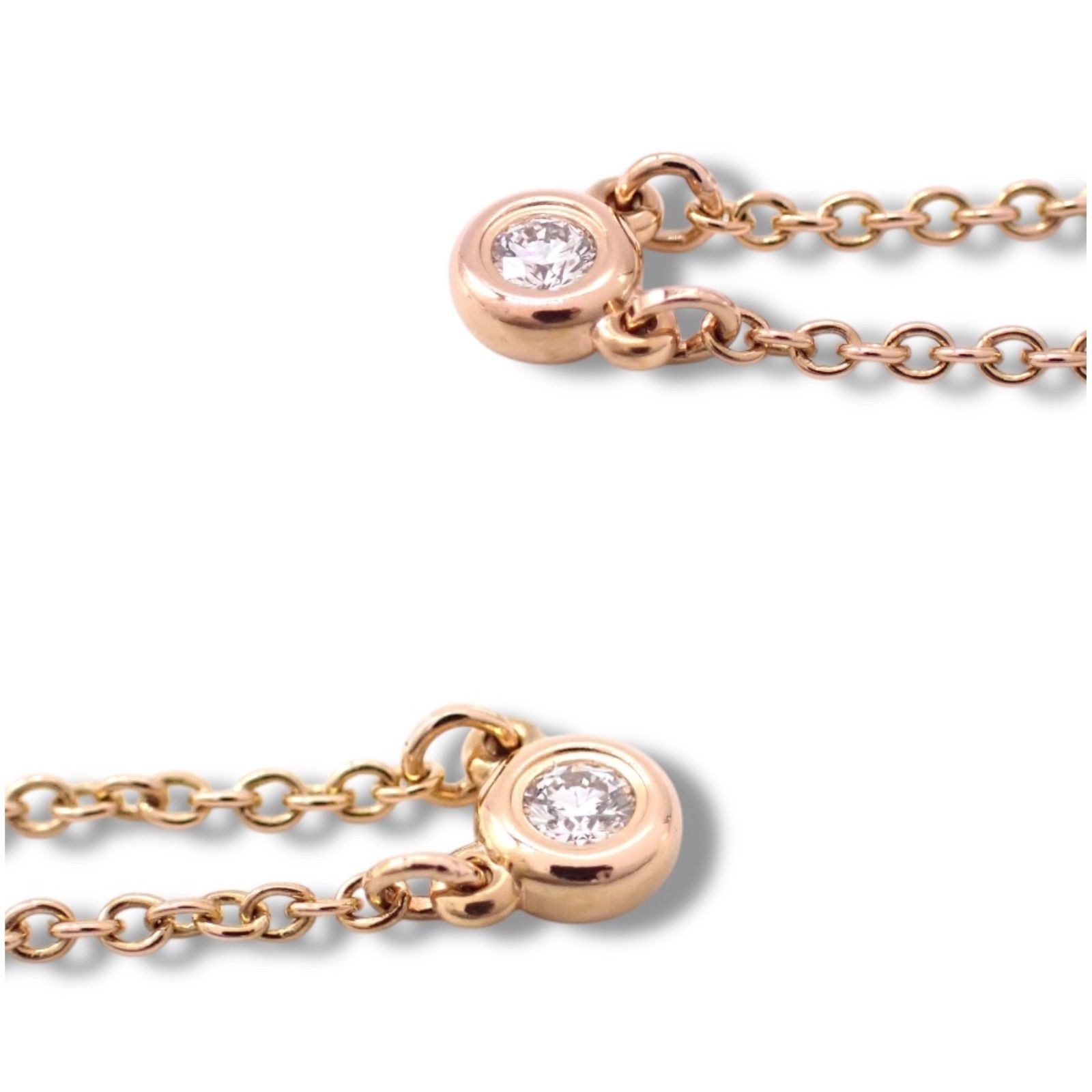 さきたんTiffany ティファニーネックレス バイザヤード TIFFANY&Co. ティファニー バイザヤード 約0.1ct ネックレス 18金 K18