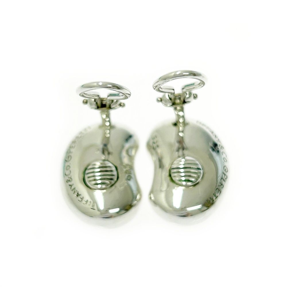 ▲希少サイズ♪ ティファニー エルサペレッティ ビーンズイヤリング シルバー 中古】【箱付き】 TIFFANY&Co. ティファニー シルバー エルサ