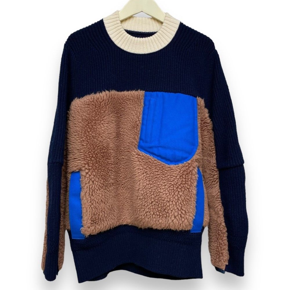 sacai 20aw ニット WOOL KNIT PULLOVER プルオーバー - ニット/セーター