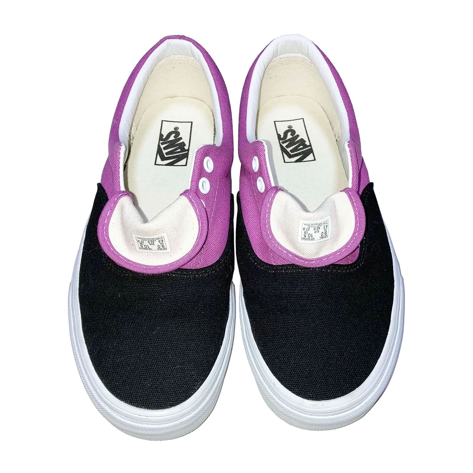 USED／27.0cm】VANS ERA OFF THE WALL ブラック／マルベリー - メルカリ