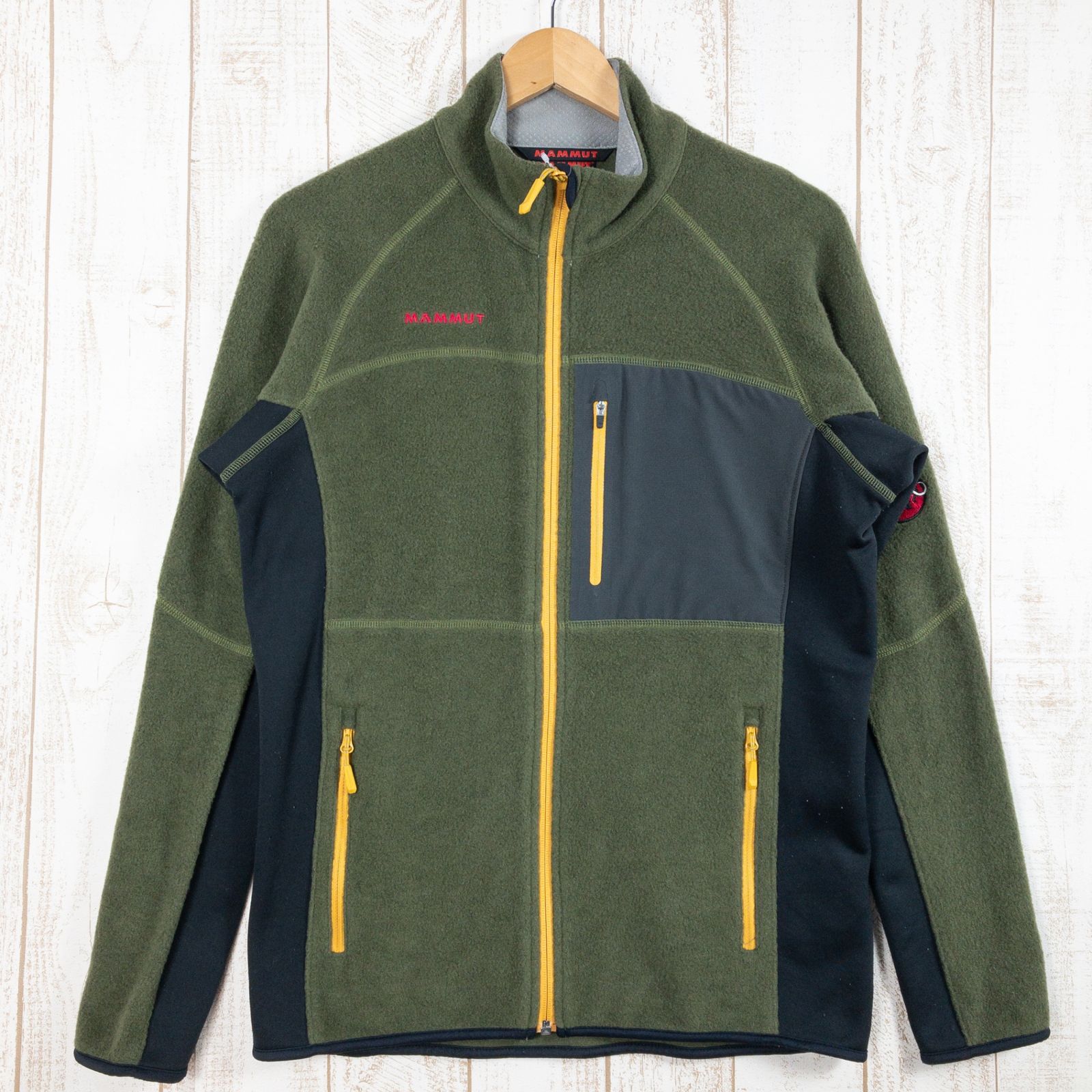 【Men's M グリーン系】 Mammut ( マムート ) サーマル ウール フリース ジャケット ウール 1010-19800 Men's フリース アウター ジャケット トップス ウェア