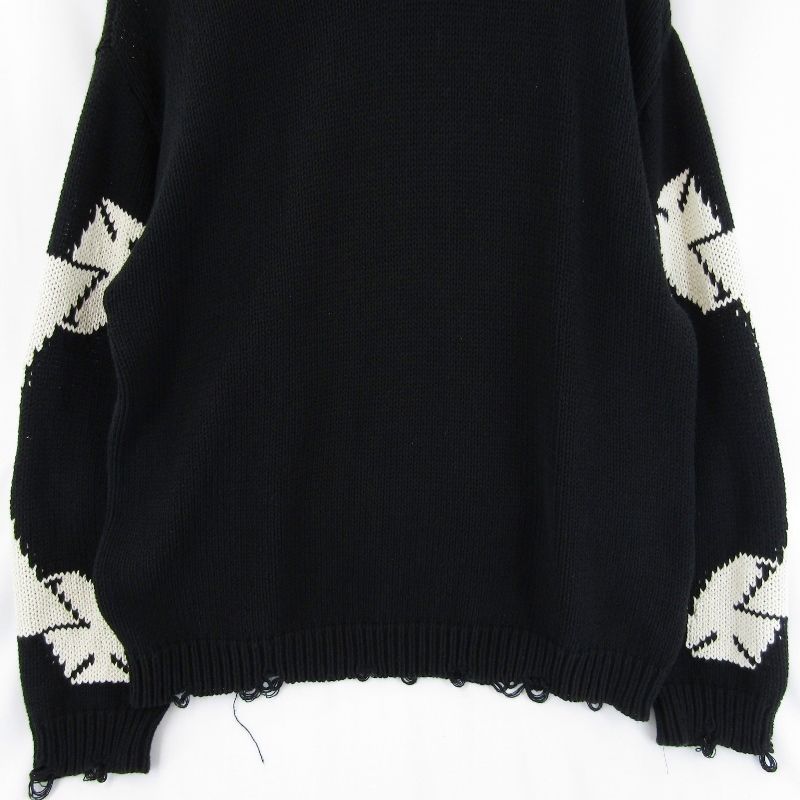 ASKAURSELF Banned Knit Sweaterニットセーター XL ASKYURSELF (アスクユアセルフ)商品ページ - Banned Knit