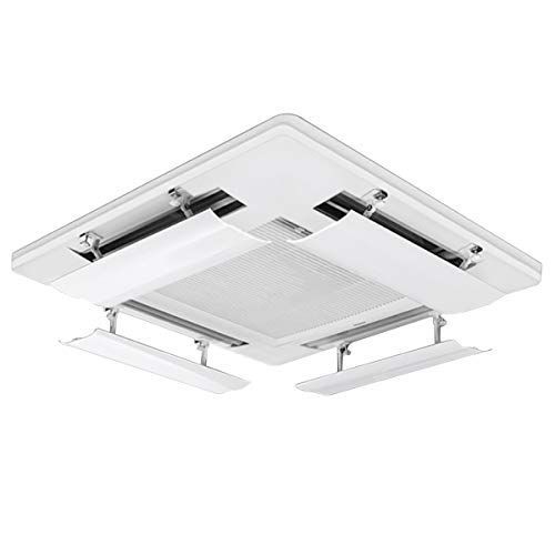 40CM 1枚入り RASISUS(ラシサス) エアコン 風避け エアコン風よけカバー エアコンルーバー 風よけ エアコンかぜよけ 冷房 暖房 風向きを自由に調整 風の直撃防止 壁に穴あけ不要 多機種対応 取り付け簡単 (40*20cm 1枚入り)